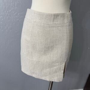 Princess Polly Lioness The Lola Mini Skirt, Oatmeal, 2